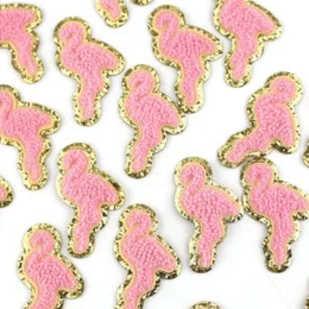 Flamingo patches